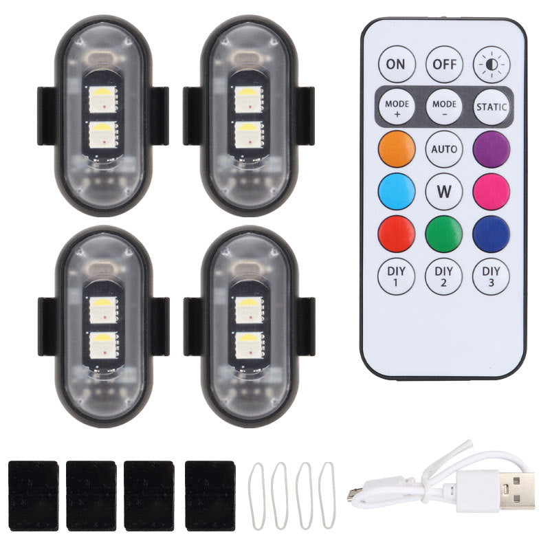Wireless remote control multi-mode LED light