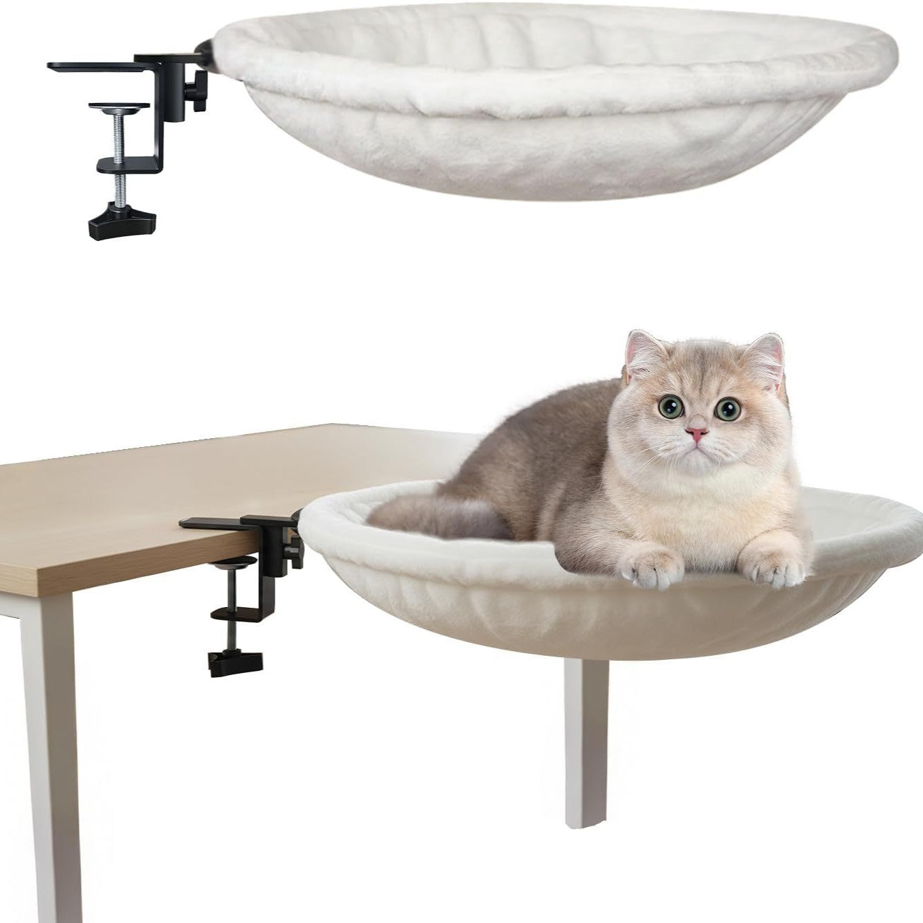 Office Desk Clamp Cat Hammockbreathable And Comfortable