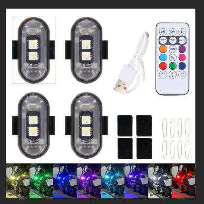 Wireless remote control multi-mode LED light