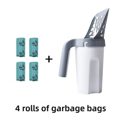 Integrated Lazy Cat Litter Shovel suit