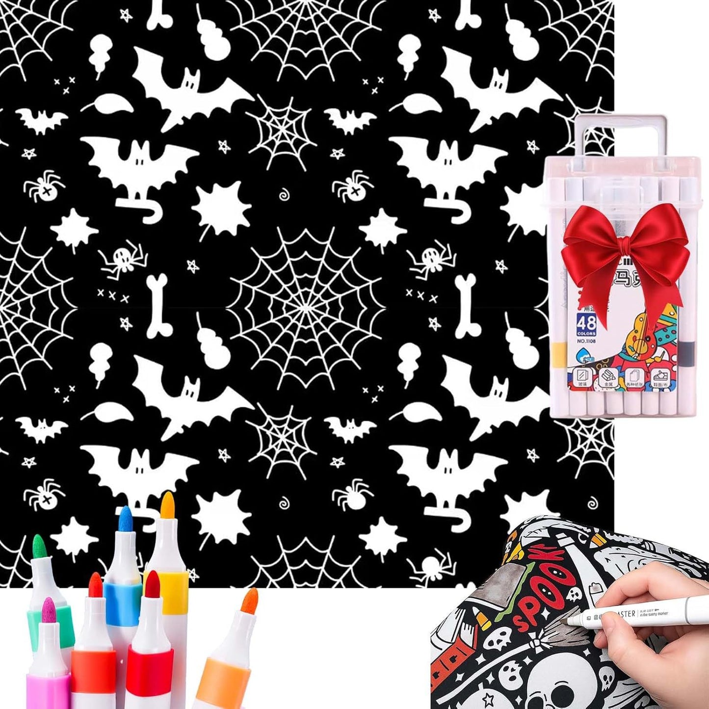 DIY Coloring Blanket With Markers