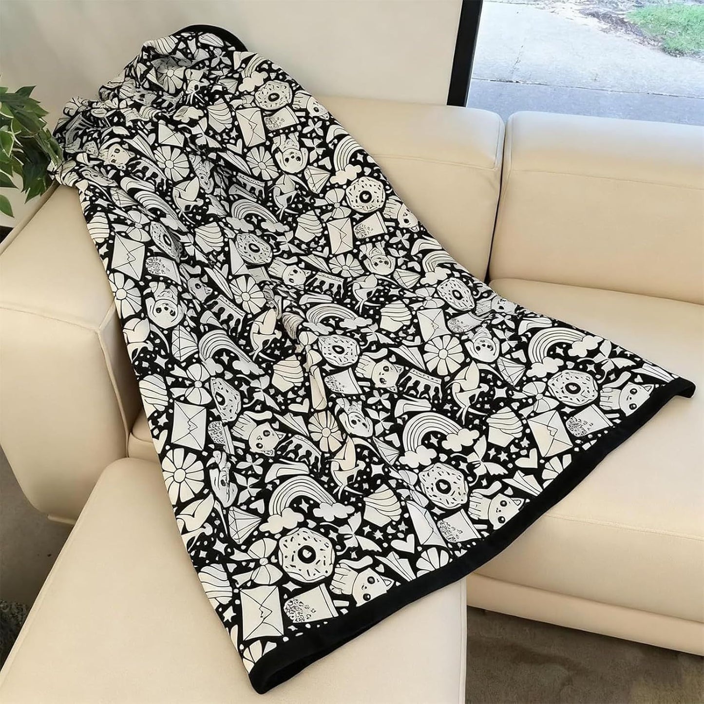 DIY Coloring Blanket With Markers