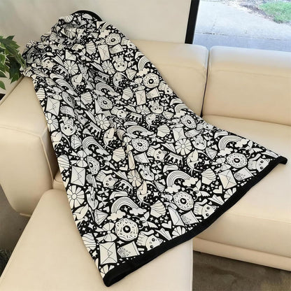 DIY Coloring Blanket With Markers