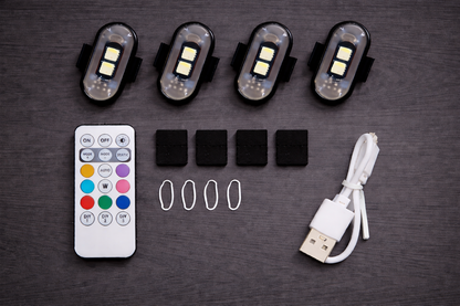 Wireless remote control multi-mode LED light