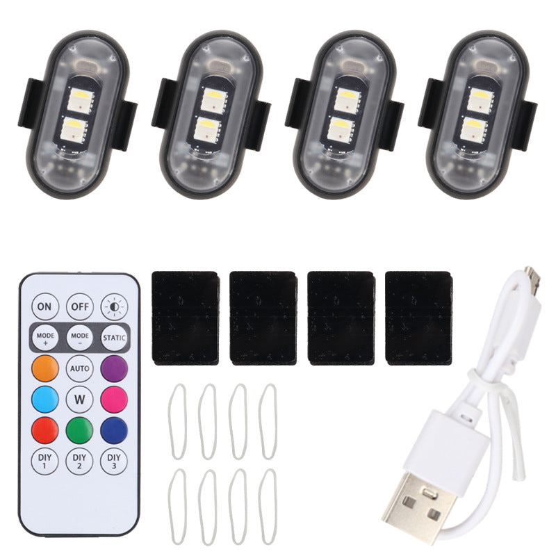 Wireless remote control multi-mode LED light
