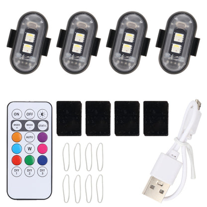 Wireless remote control multi-mode LED light